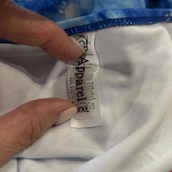 Cupse Freezing Ocean Net One Piece Swimsuit Size XXL NWT - Picture 6 of 11